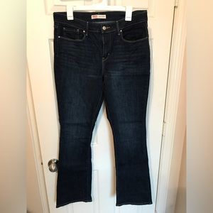 Mid rise bootcut jeans